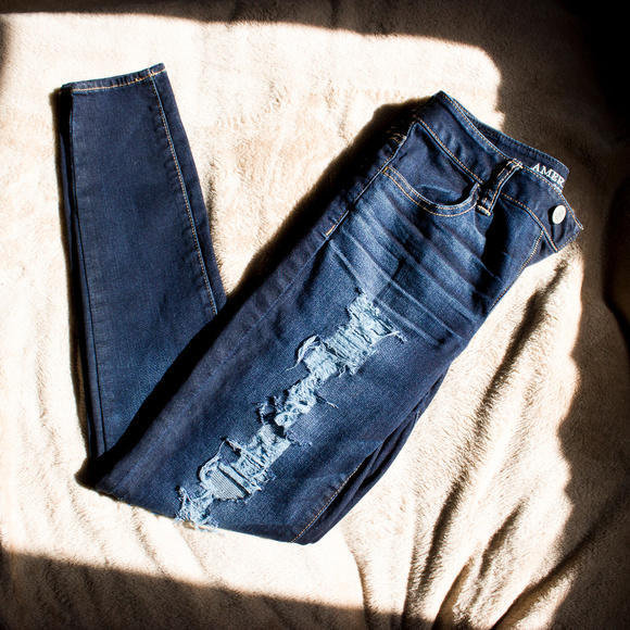 American Eagle Outfitters Denim - HP American Eagle Distressed Skinny Jeans Jegging